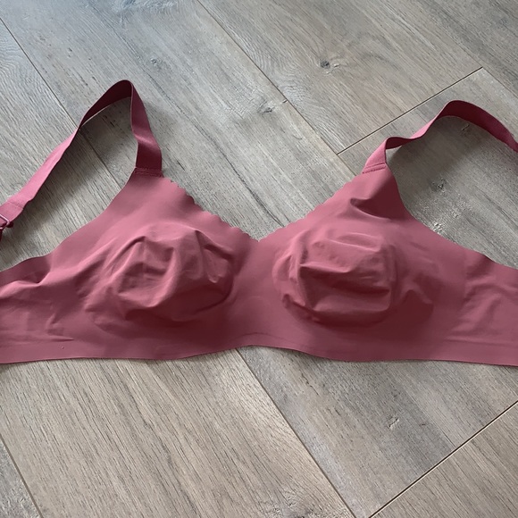 Knix Everyday V Neck Bra Whiskey Rose Size 3 - Picture 2 of 4